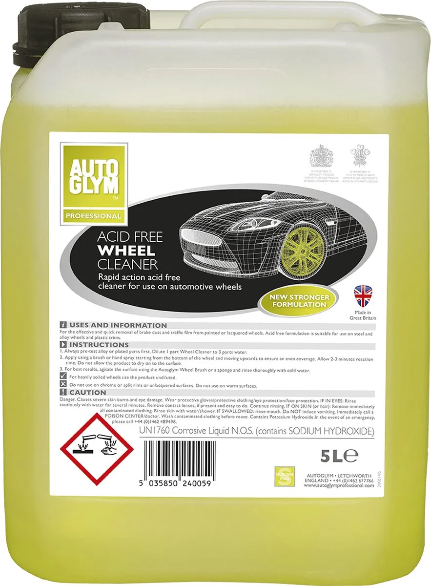 Autoglym Acid Free Wheel Cleaner 5L