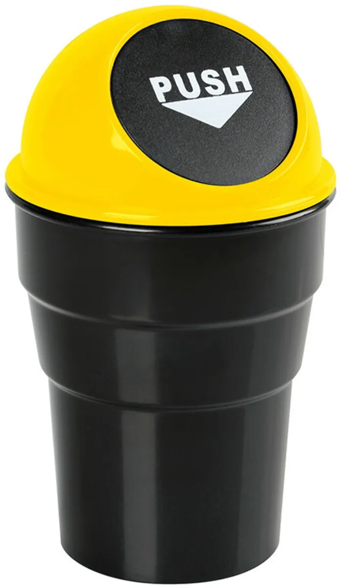 Lampa Push-Bin Mini Auto Afvalbak 100x170mm - Zwart