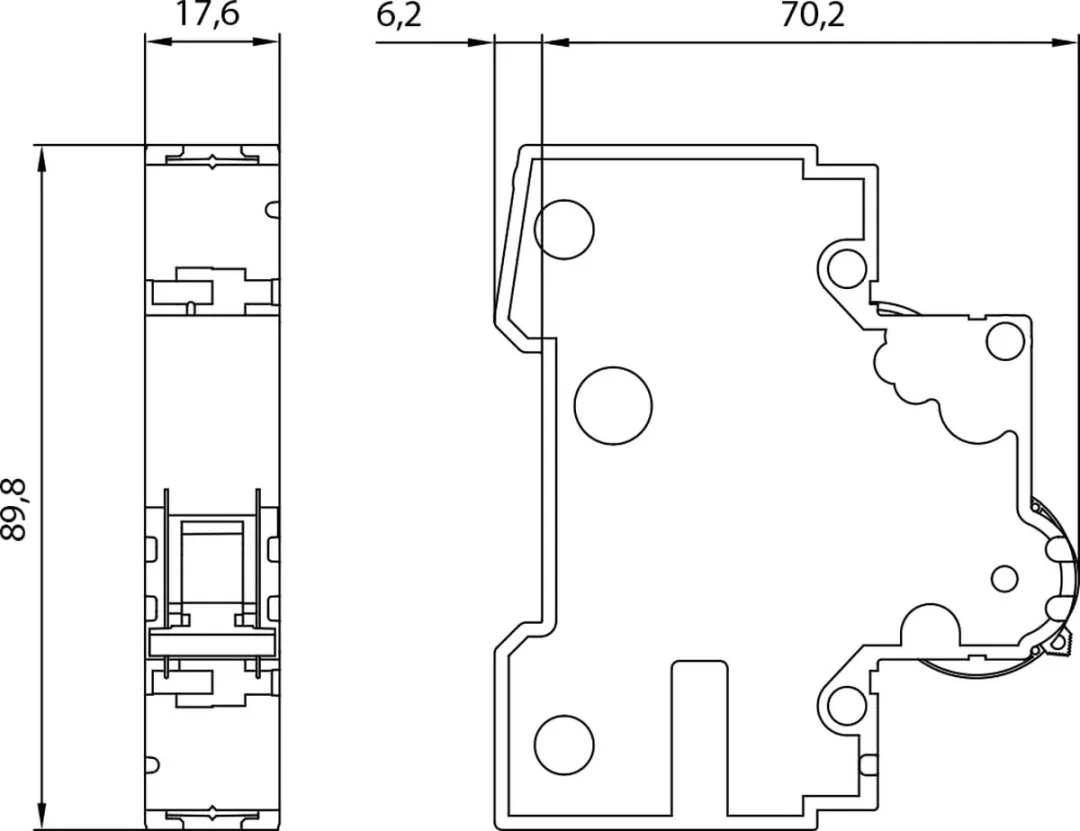 Siemens Automaat LS 63 1P 4A C 10kA 5SY4104-7 - Grijs