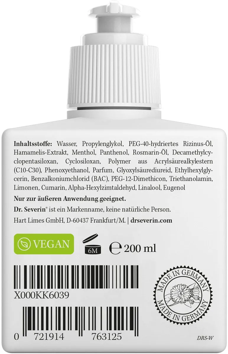 Severin Dr. After Shave Balsam Vrouwen 200ml