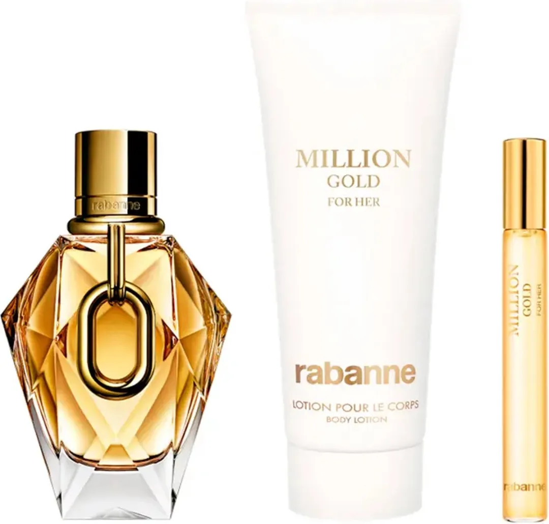 Paco Rabanne Million Gold For Her Set - 190ml (3 stuks)