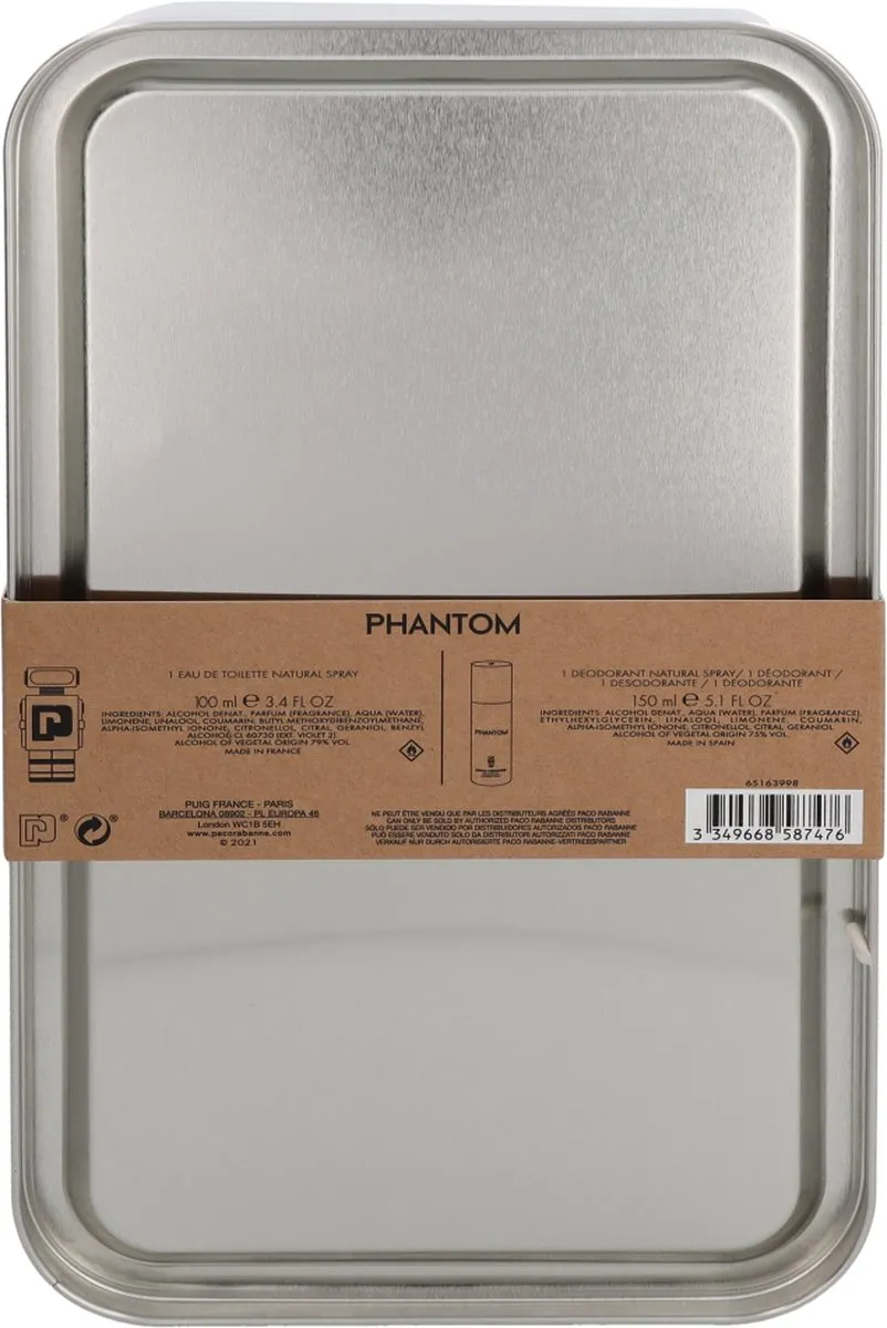 Paco Rabanne Phantom Giftset 250ml - 2 Stuks