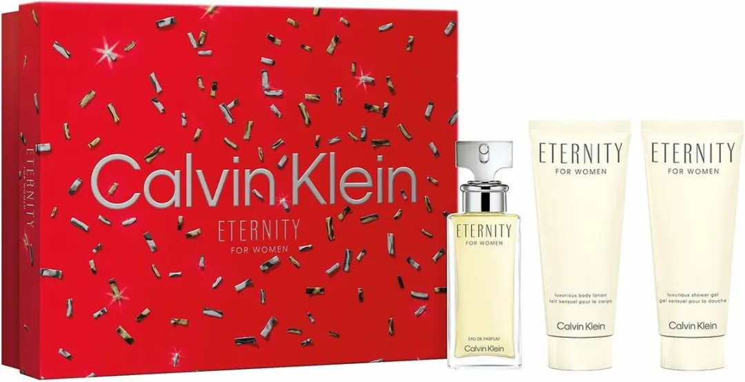 Calvin Klein Eternity For Women Geurset 250ml - Parfum 50ml + Lotion 100ml + Douchegel 100ml