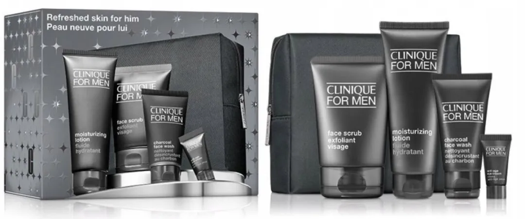 Clinique for Men Refreshed Skin 4-delig Set