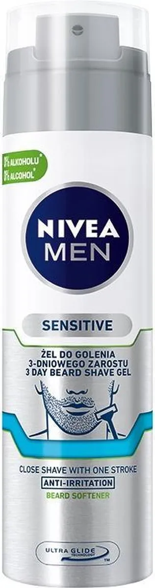 NIVEA Men Sensitive Scheergel 3-Dagen 200ml