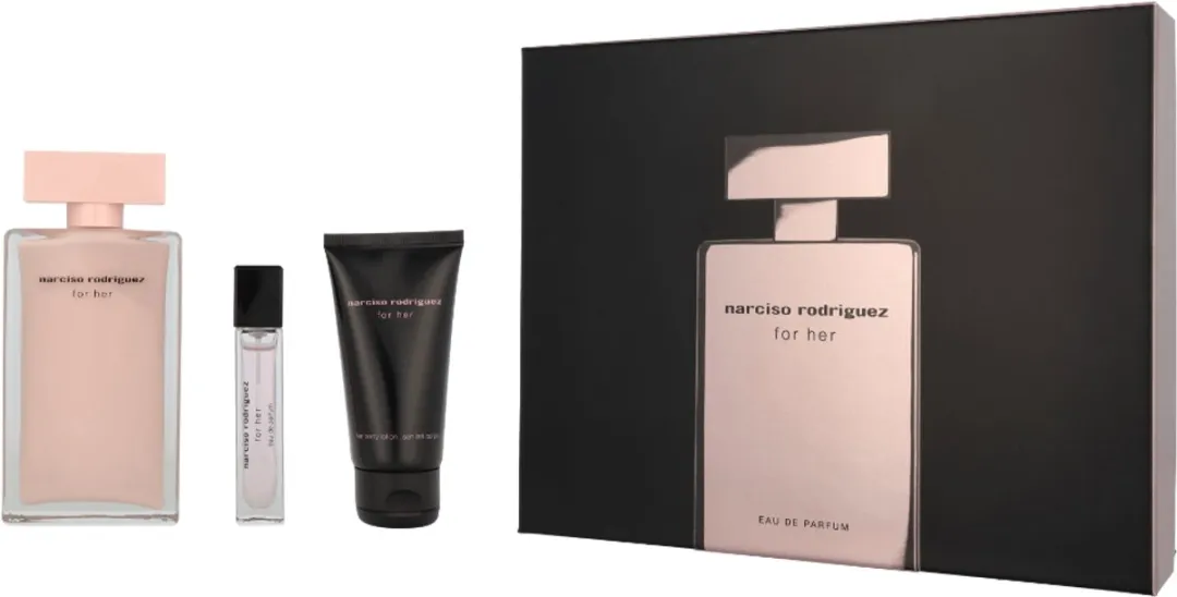 Narciso Rodriguez For Her Eau de Parfum 100ml - Set met Bodylotion