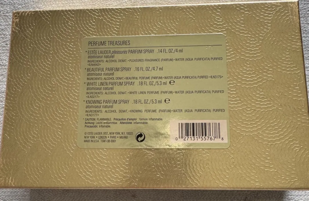 Estée Lauder Perfume Treasures Gift Set - 4 Parfums - 19.3ml