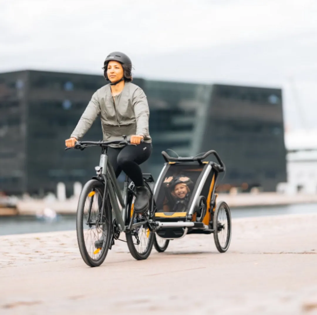 Thule Chariot Sport 2 Single Kinderfietskar - Natural Gold