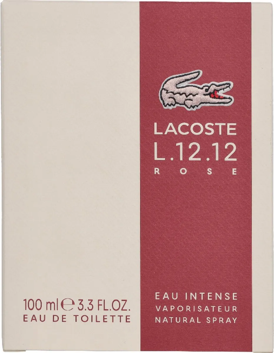 Lacoste Eau De Lacoste L.12.12 Rose Eau Intense - 100ml