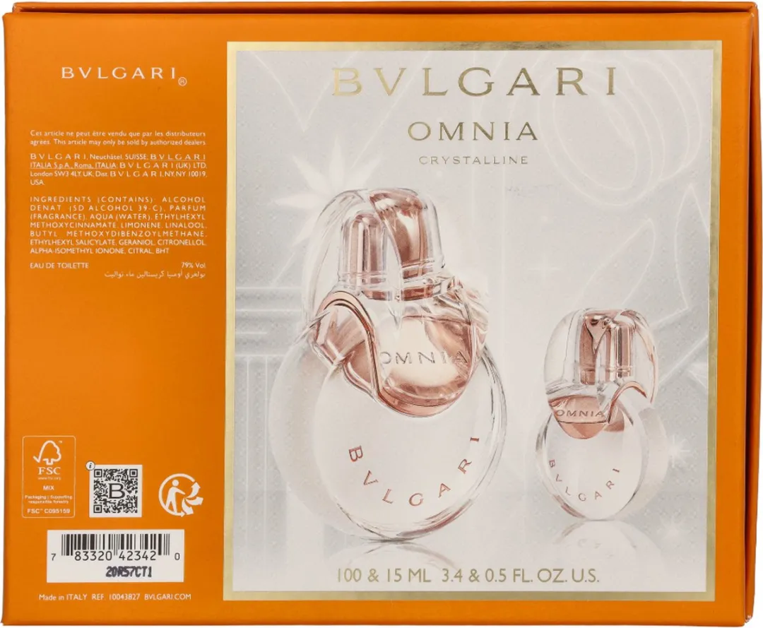 Bvlgari Omnia Crystalline Gift Set - 115ml - afbeelding 6 van 6