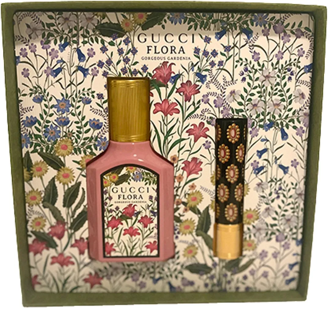 Gucci Flora Gorgeous Gardenia Eau de Parfum & Lipstick