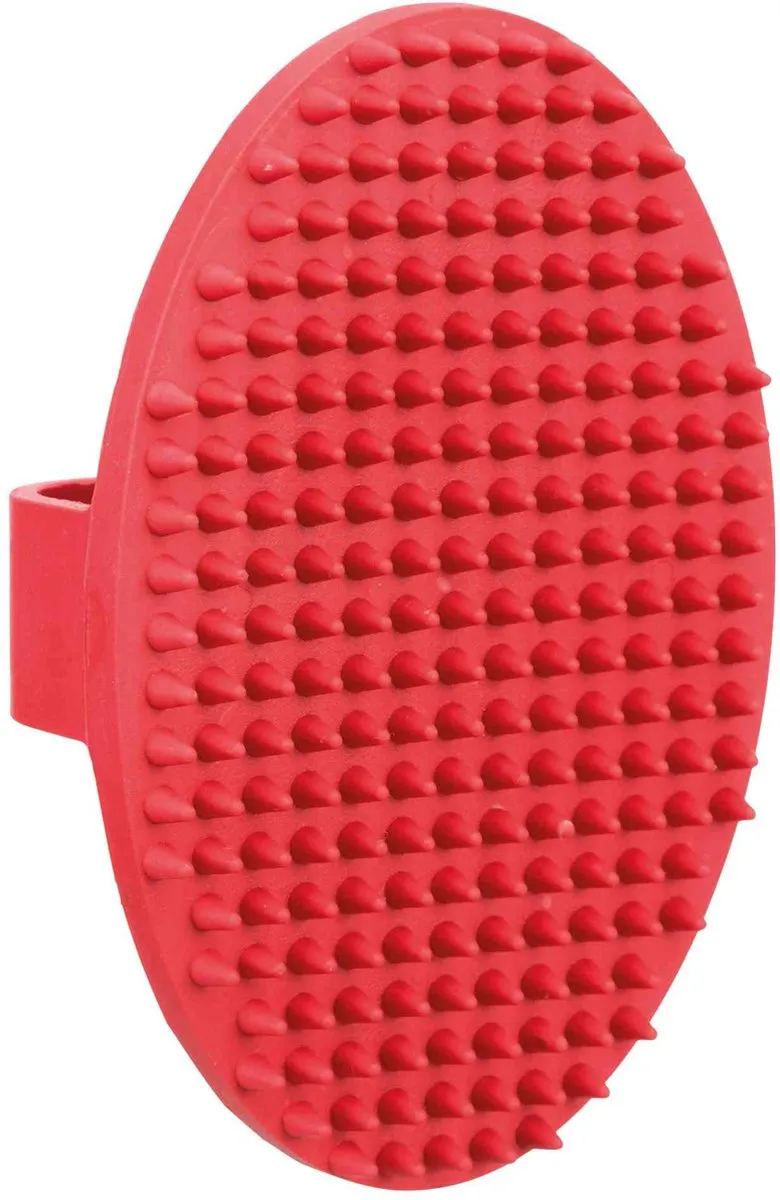 Trixie Massageborstel Rubber 13x8cm - Natuurrubber - afbeelding 3 van 5