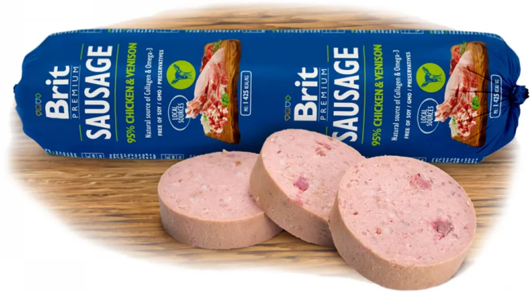 Brit Sausage Chicken & Venison 800g