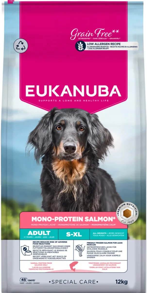 Eukanuba Special Care Adult Zalm Hondenvoer Droog 12kg