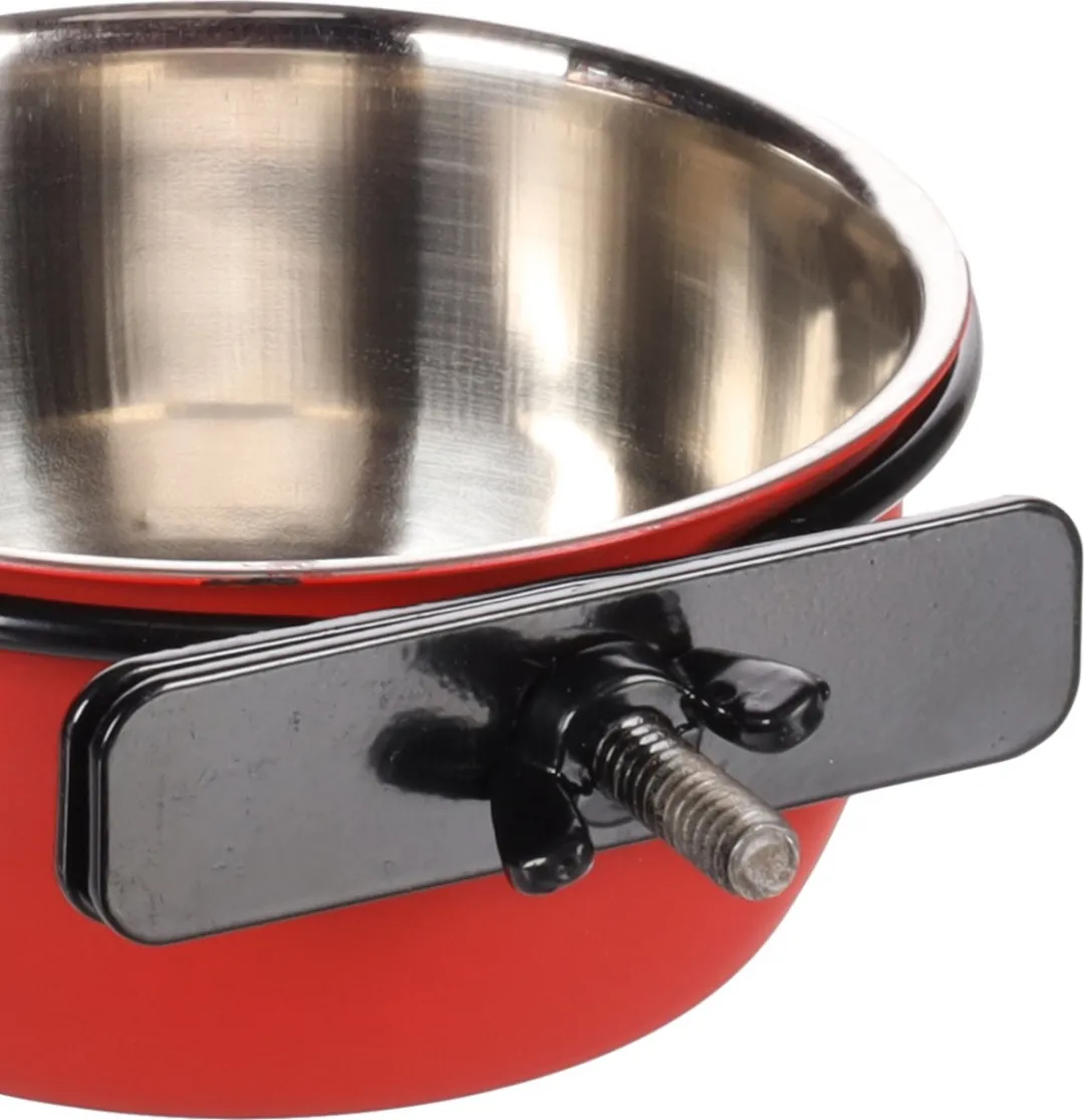 Flamingo Avaro Eet- en drinkpot Moer 10cm - 290ml - Rood/Zwart