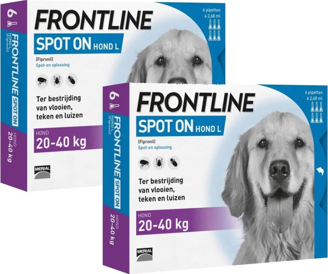 Frontline Spot On 3 Anti Vlooien & Teken