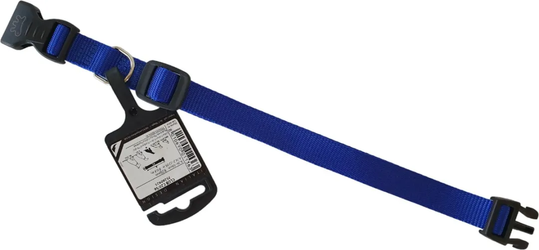 Ferplast Club C20/56 Nylon Halsband - Blauw M - afbeelding 6 van 6