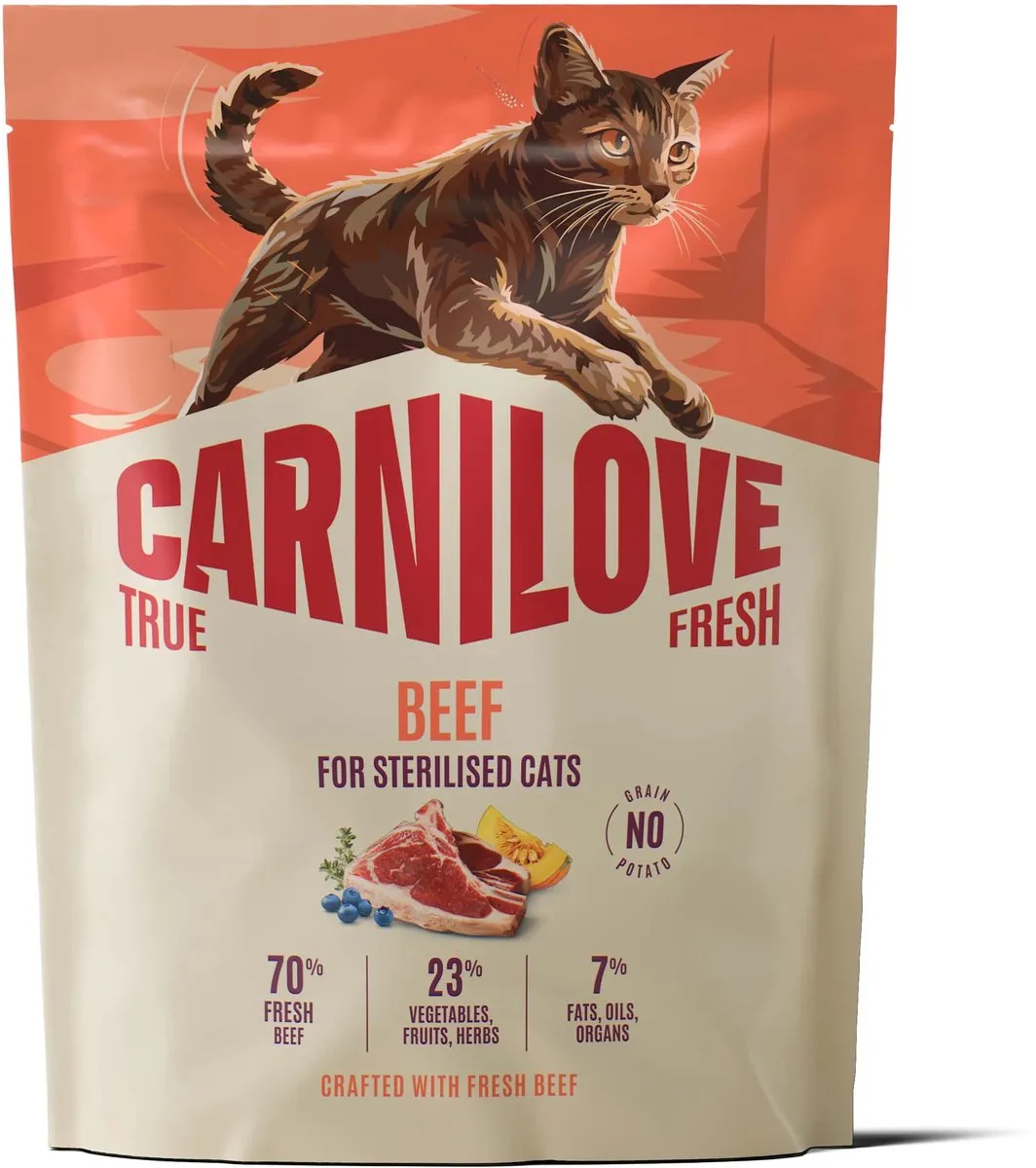 Carnilove True Fresh Kat Voer Rund