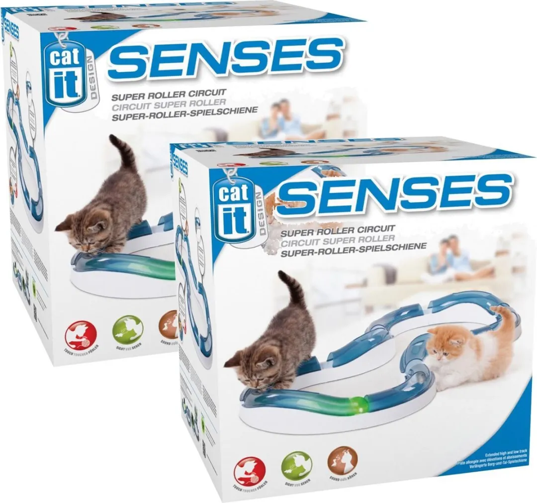 Catit Senses Super Roller Circuit Kattenspeelgoed - 2 Stuks