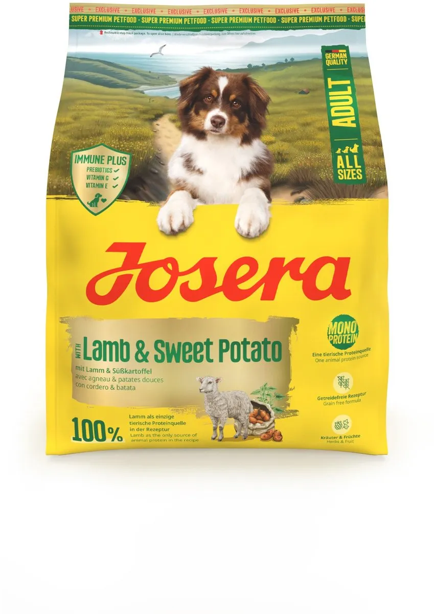 Josera Adult Lamb & Sweet Potato Hondenvoer 900g
