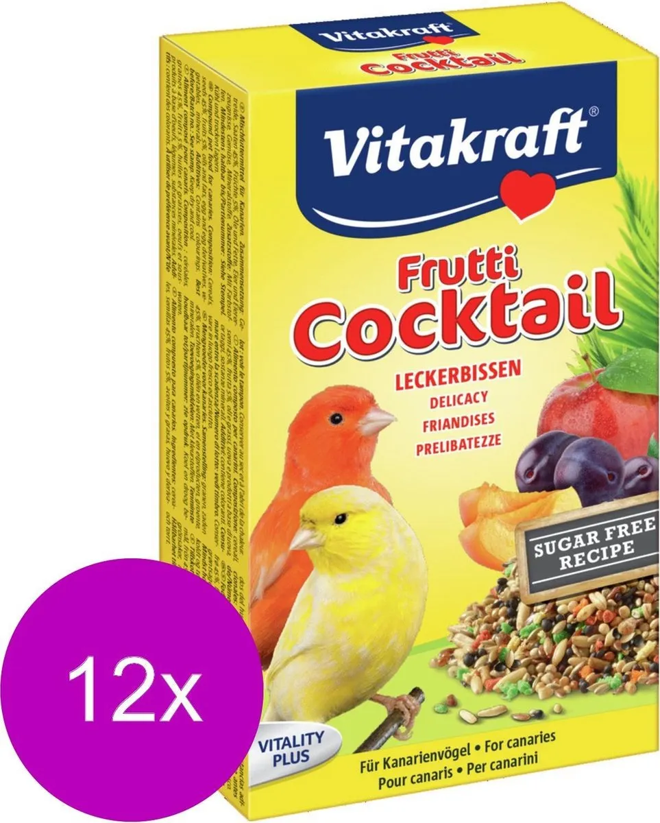 Vitakraft Kanarie Fruit-Cocktail Vogelsnack 200g