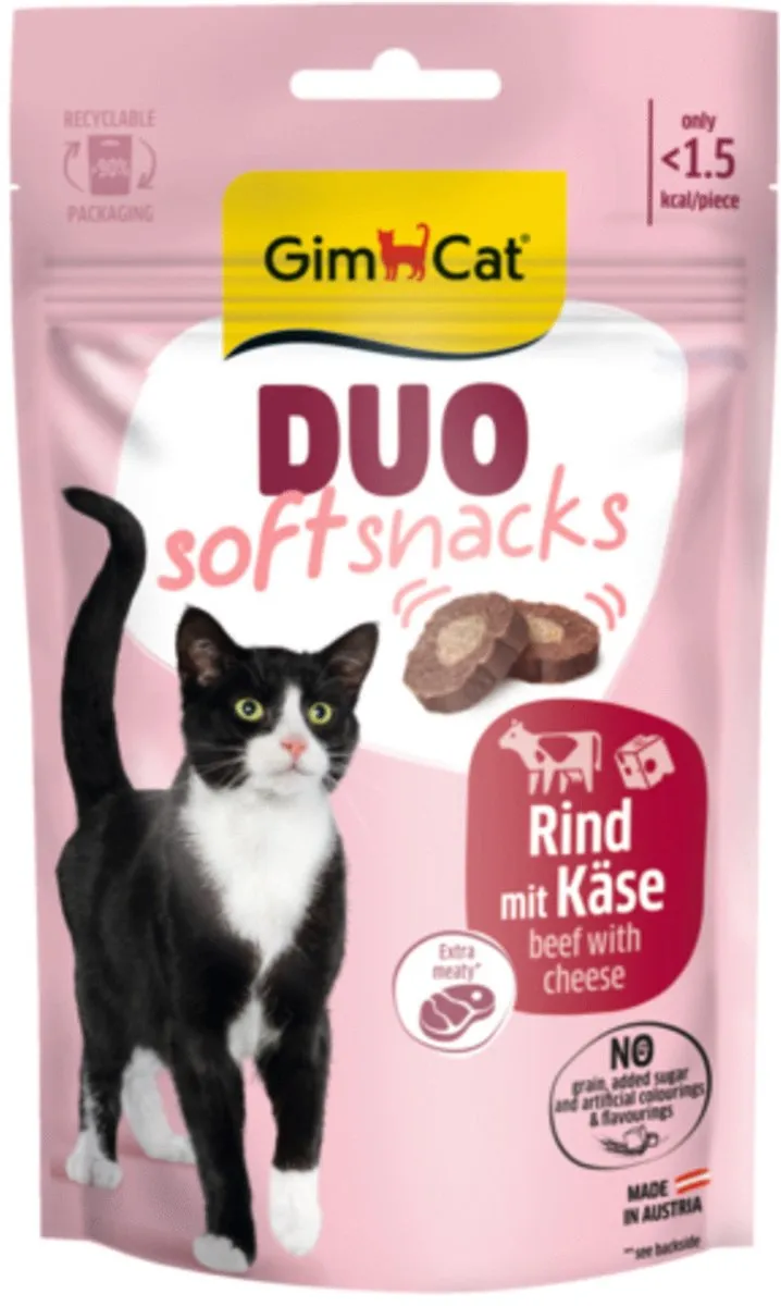 GimCat Duo Snacks Rund Kaas 50g