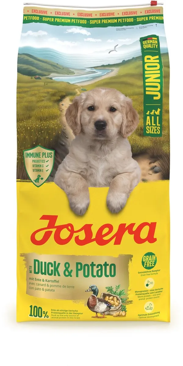 Josera All Sizes Junior Duck & Potato Hondenvoer 12,5kg