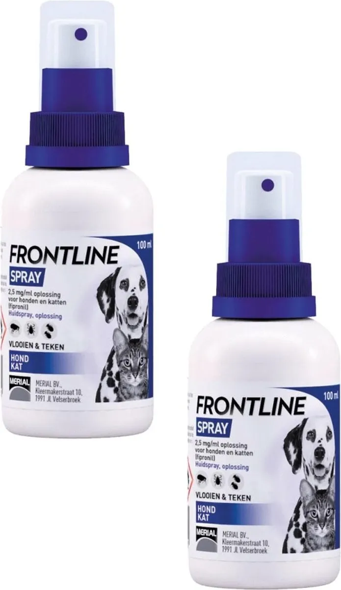 Frontline Spray Anti Vlooien & Teken Hond/Kat 200ml