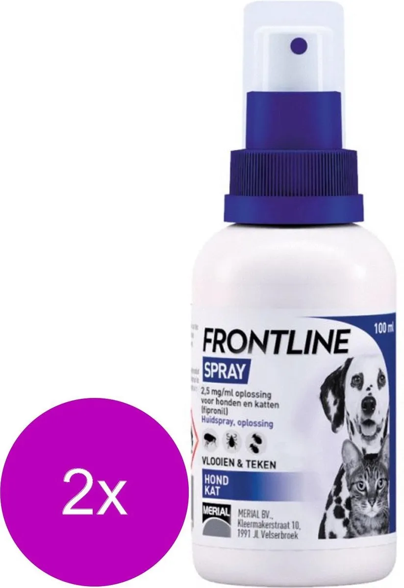 Frontline Spray Anti Vlooien & Teken Hond/Kat 200ml