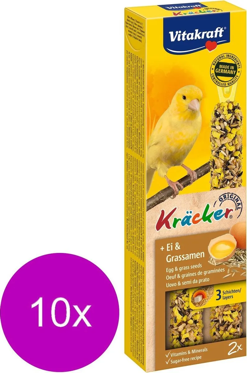 Vitakraft Kanarie Kracker Ei 2-in-1