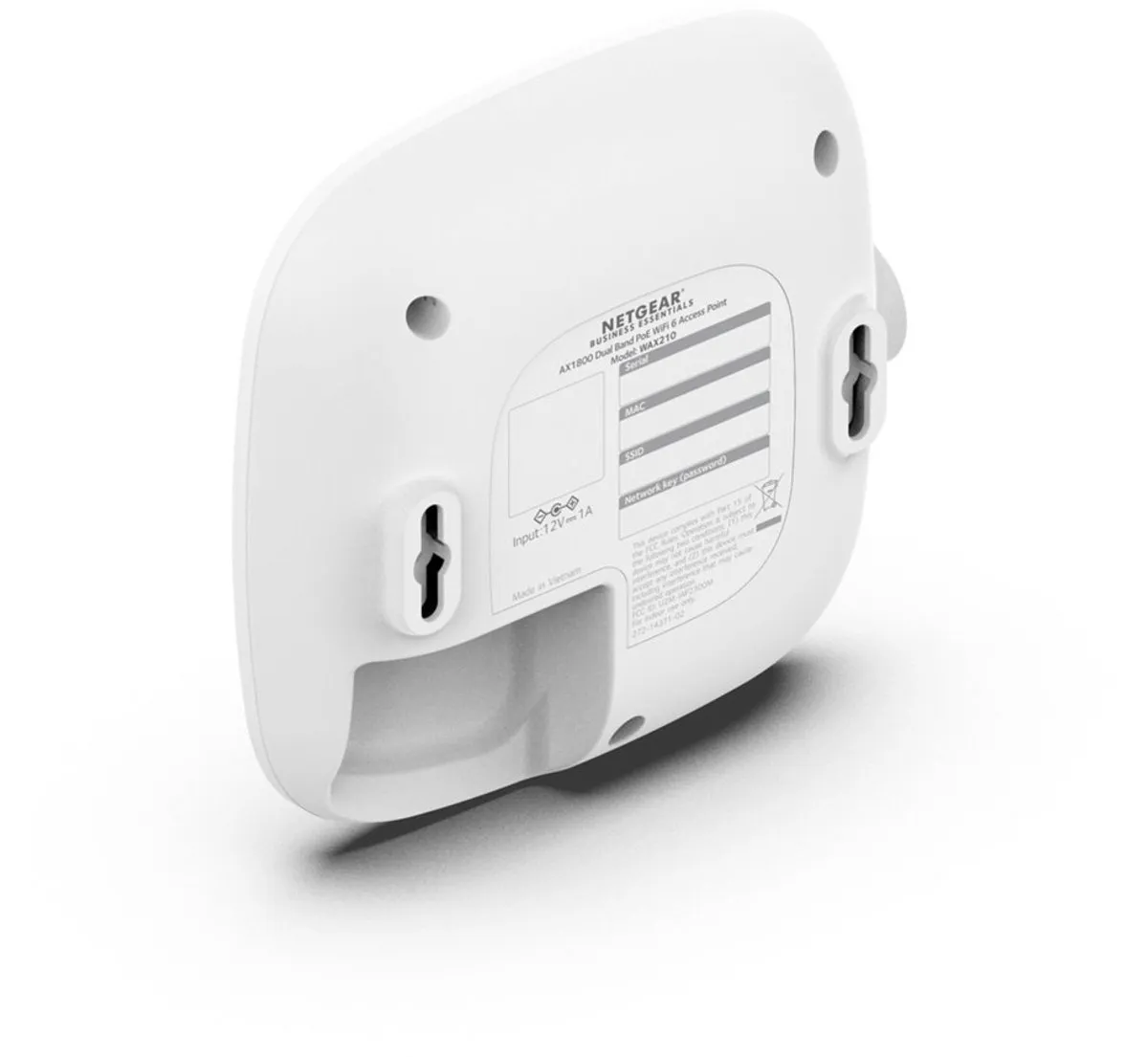 Netgear WAX210 Accesspoint WiFi 6 AX1800 - PoE+ - Wit - afbeelding 6 van 6