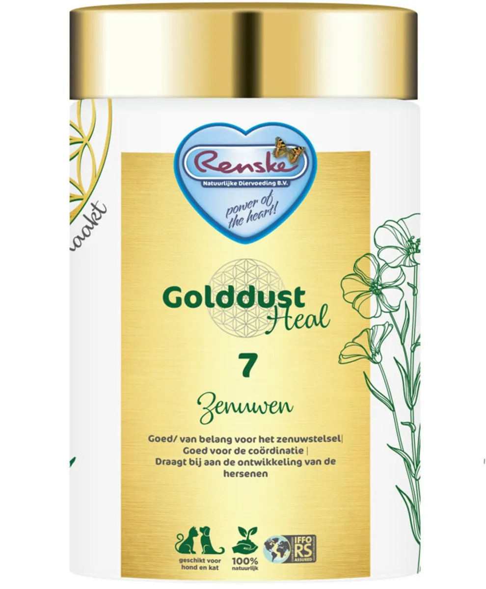 Renske Golddust Heal 7 Zenuwen Voedingssupplement 500g