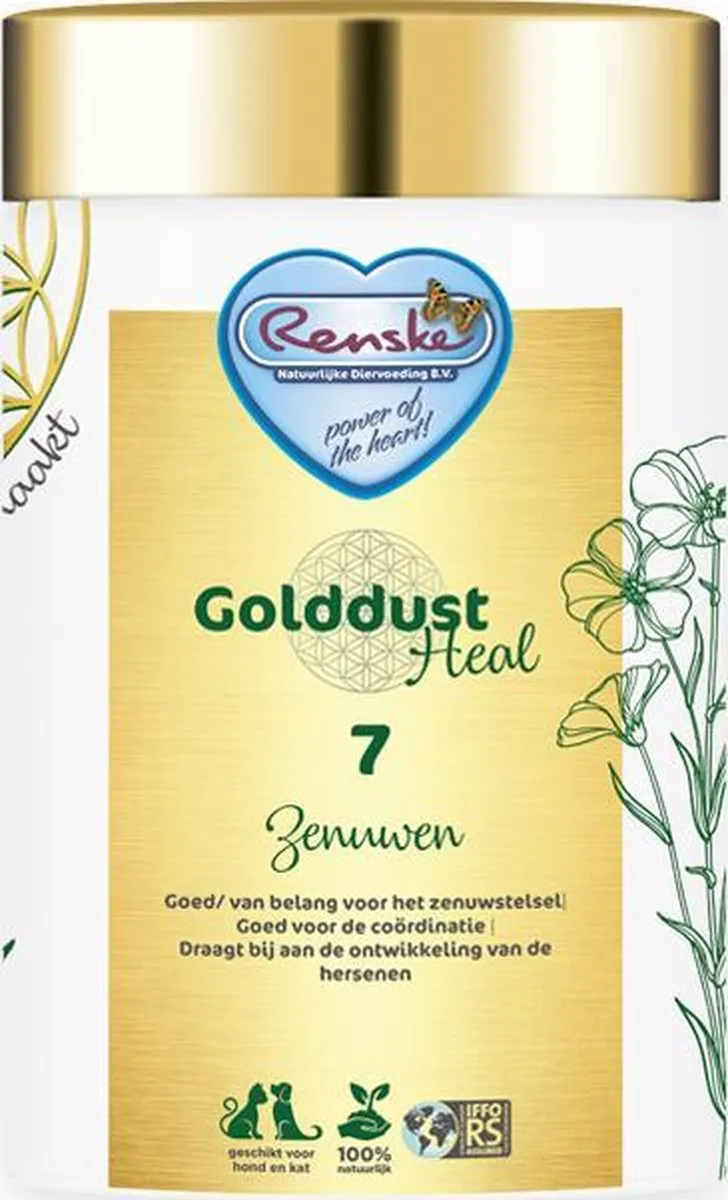 Renske Golddust Heal 7 Zenuwen Voedingssupplement 500g
