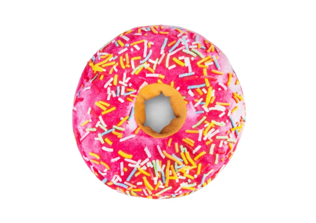 Beeztees Donut XL Regenboog Pluche Hondenspeelgoed
