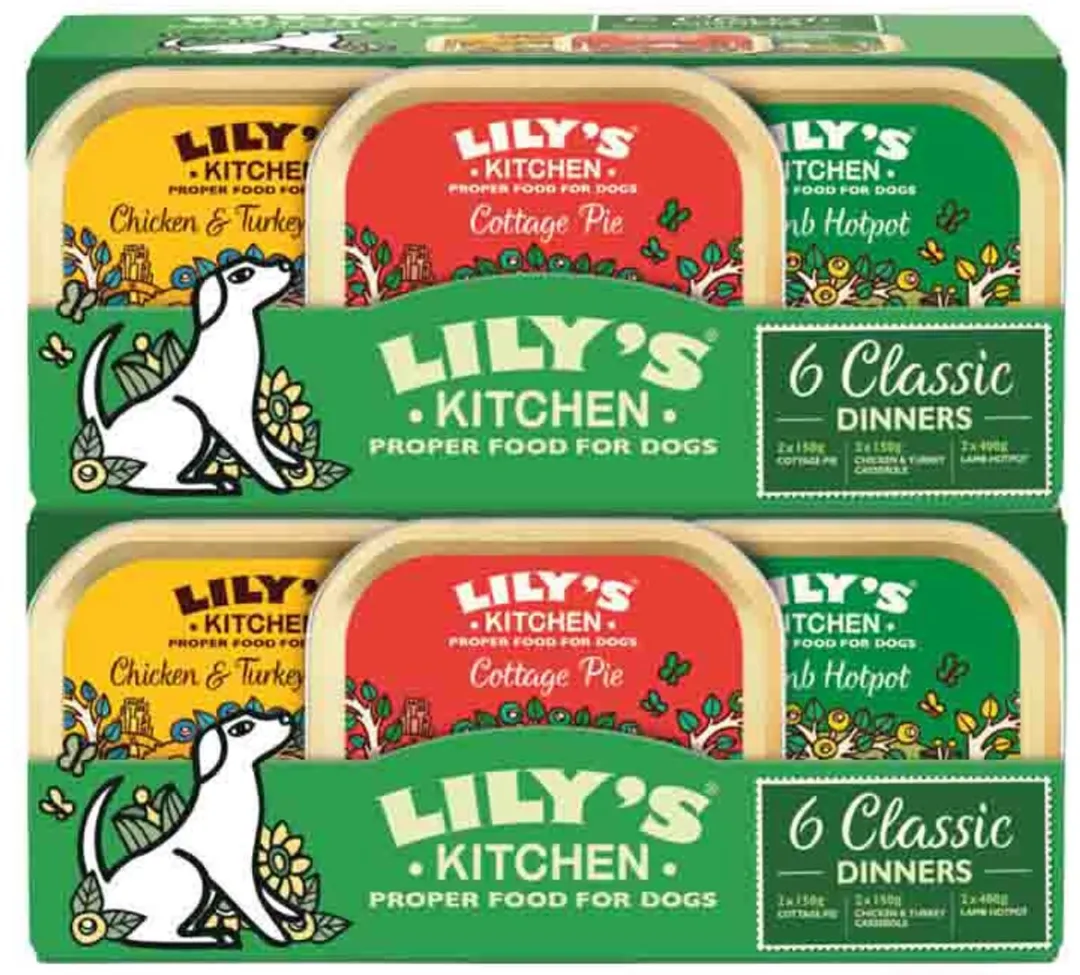 Lily's Kitchen Nat Hondenvoer Klassiek Menu Selectiebox - 2x6x150g