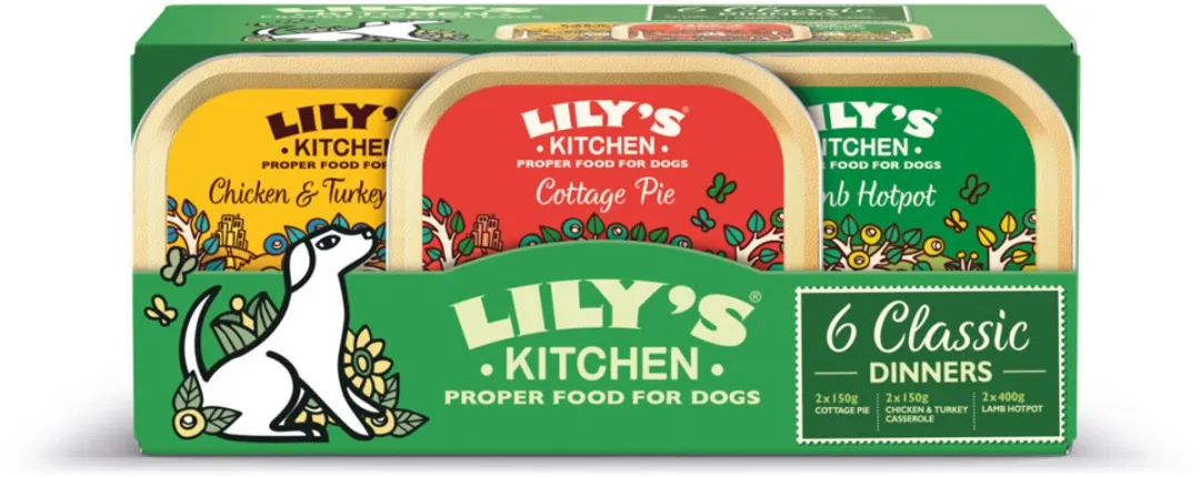 Lily's Kitchen Nat Hondenvoer Klassiek Menu Selectiebox - 2x6x150g