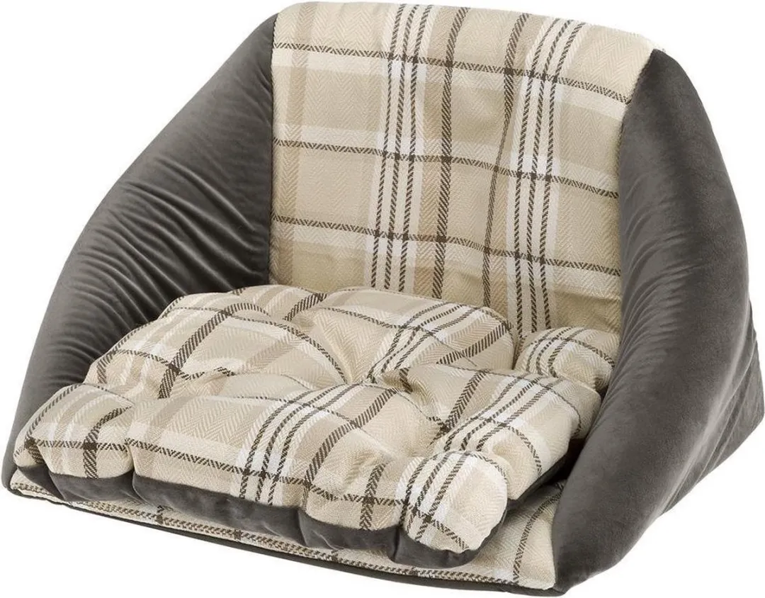 Ferplast Kattenhuis Edinburgh Textiel - 37x37cm - Bruin