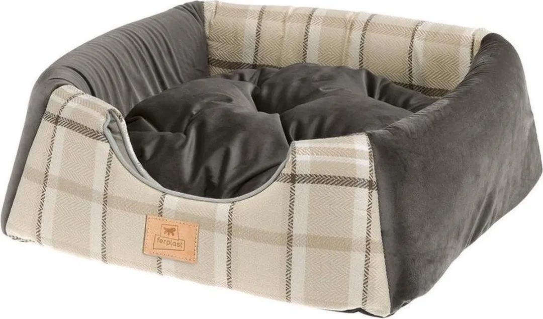 Ferplast Kattenhuis Edinburgh Textiel - 37x37cm - Bruin