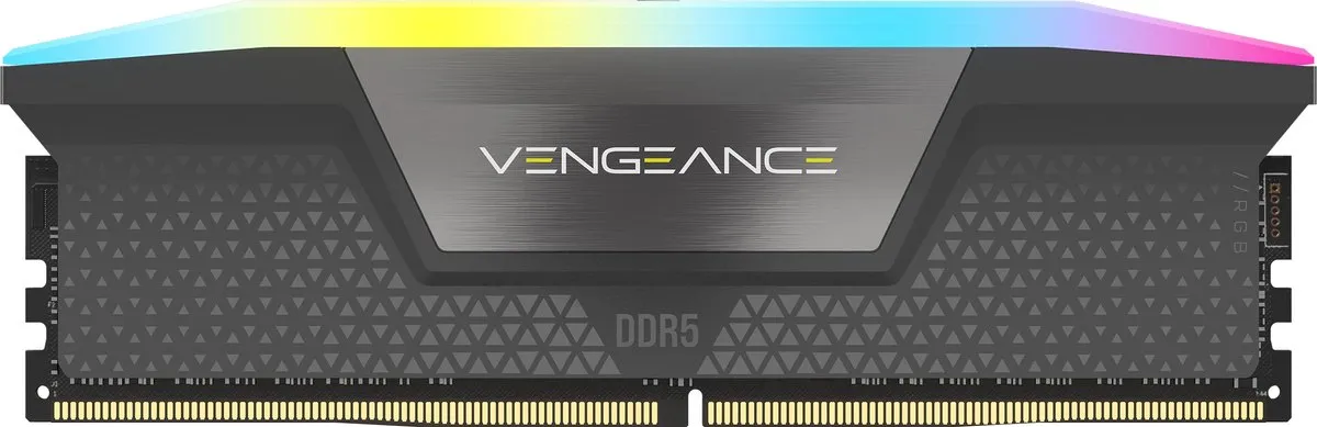 Corsair Vengeance RGB DDR5 Geheugen 32GB 2x16GB 6400MHz CL32 - Grijs