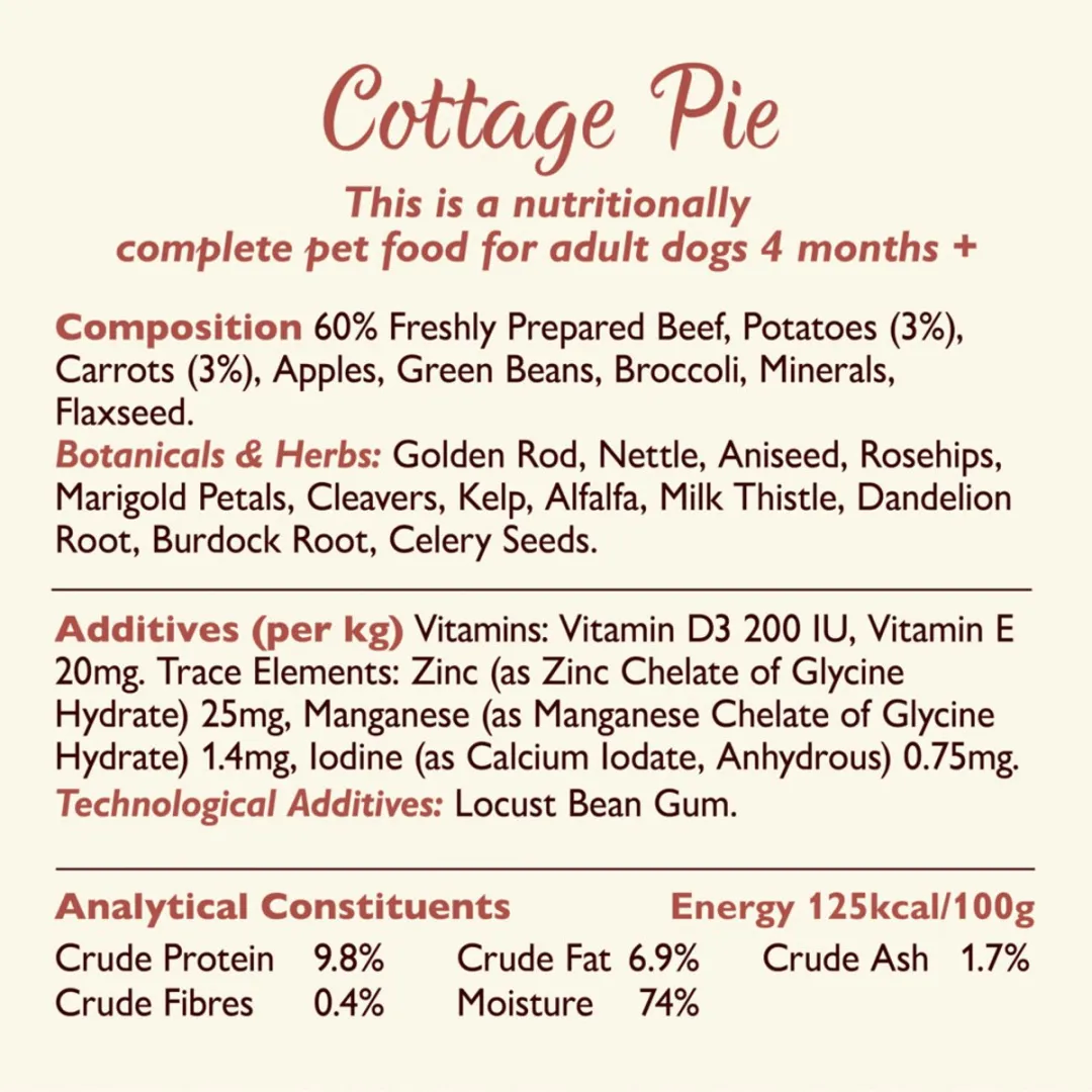 Lily's Kitchen Nat Cottage Pie Rund - 5x150g