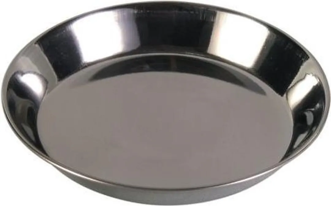 Trixie RVS Voerbak/Waterbak - Ø13cm - Zilver - afbeelding 2 van 2
