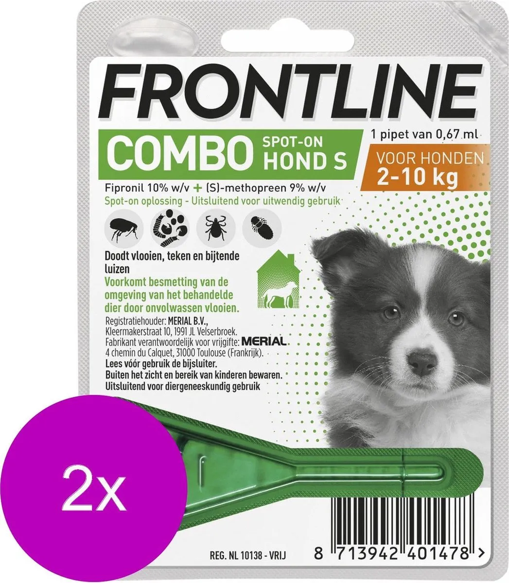 Frontline Combo Spot On Puppy - 2 Pipetten