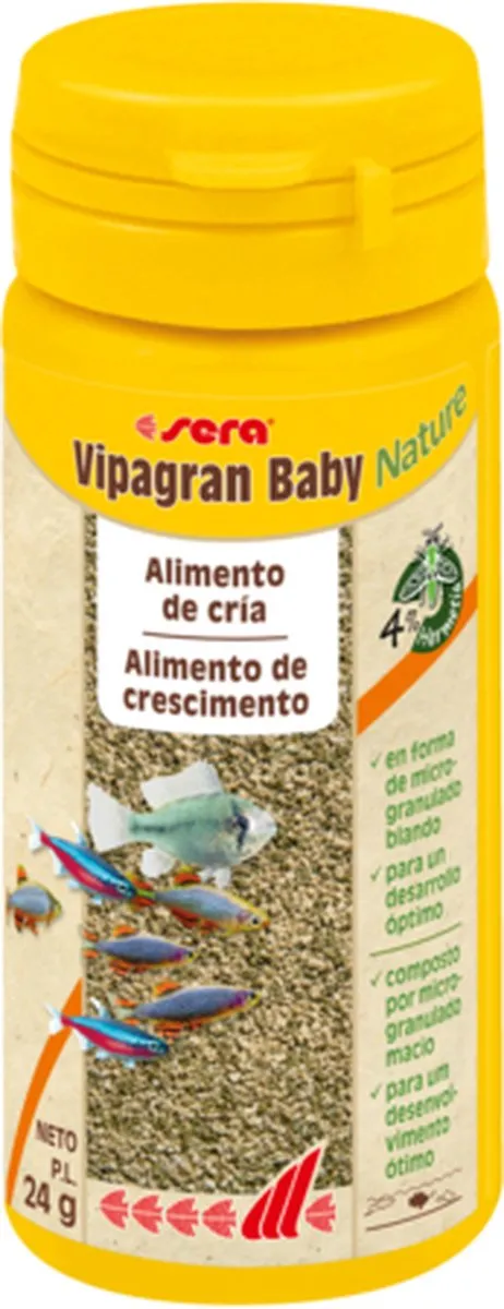 Sera Vipagran Baby 50ml - Voerpoeder voor alle visformaten