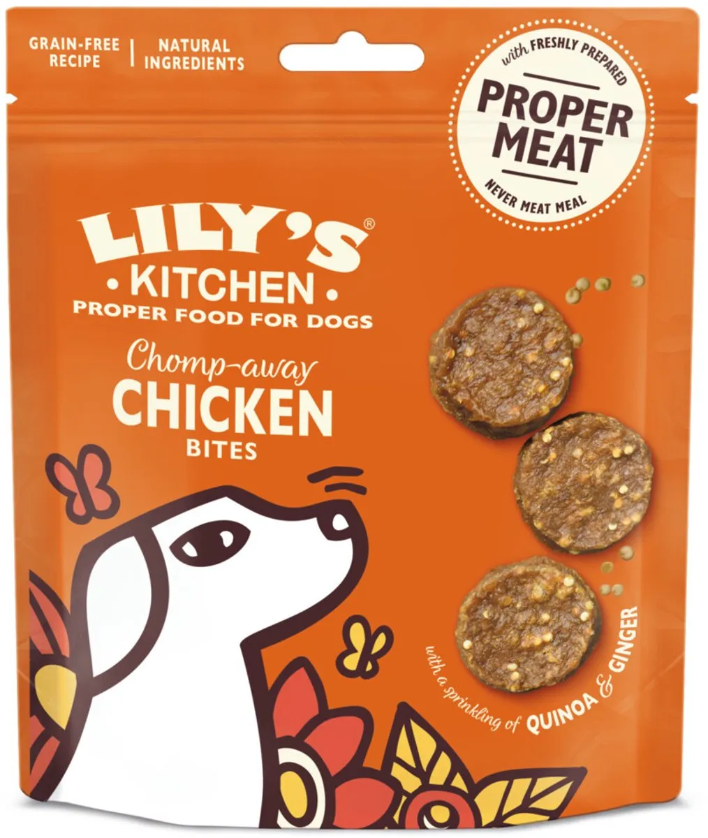 Lily's Kitchen Hondensnack Bites Kip - 280g (4x70g)