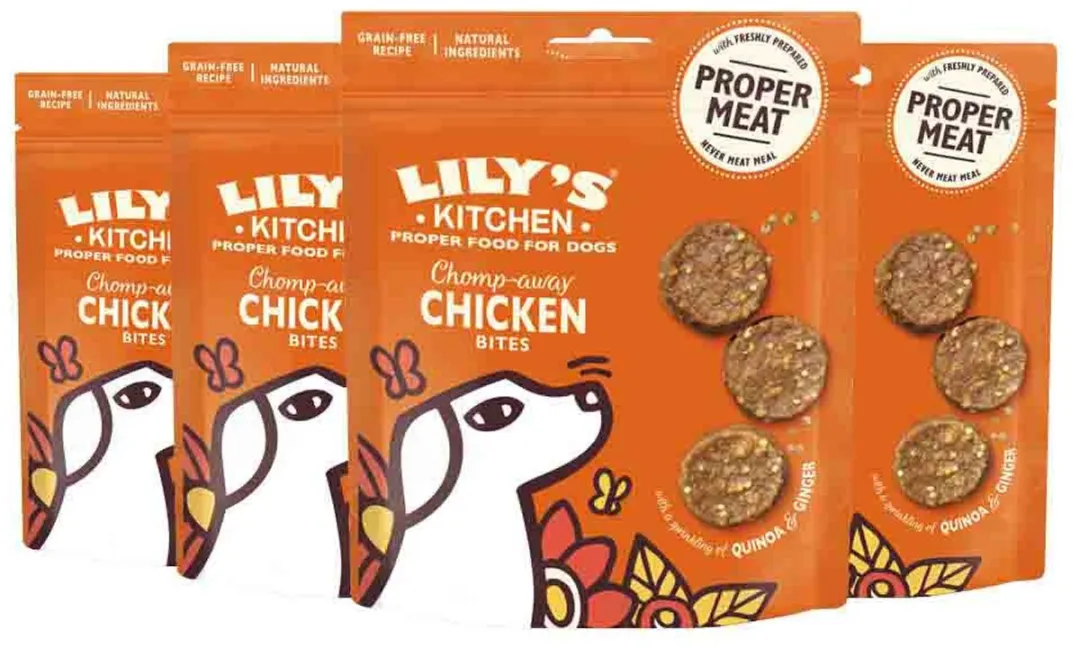 Lily's Kitchen Hondensnack Bites Kip - 280g (4x70g)