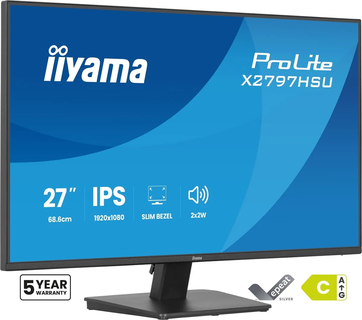 iiyama ProLite X2797HSU-B1 Monitor 27" Full HD IPS