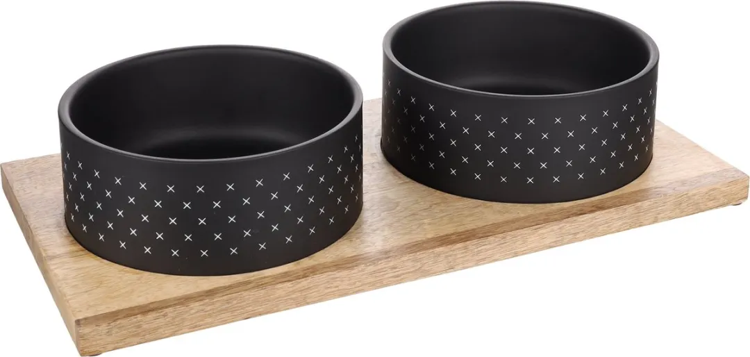 Flamingo Nervo Duo Dinner Eetpot Honden