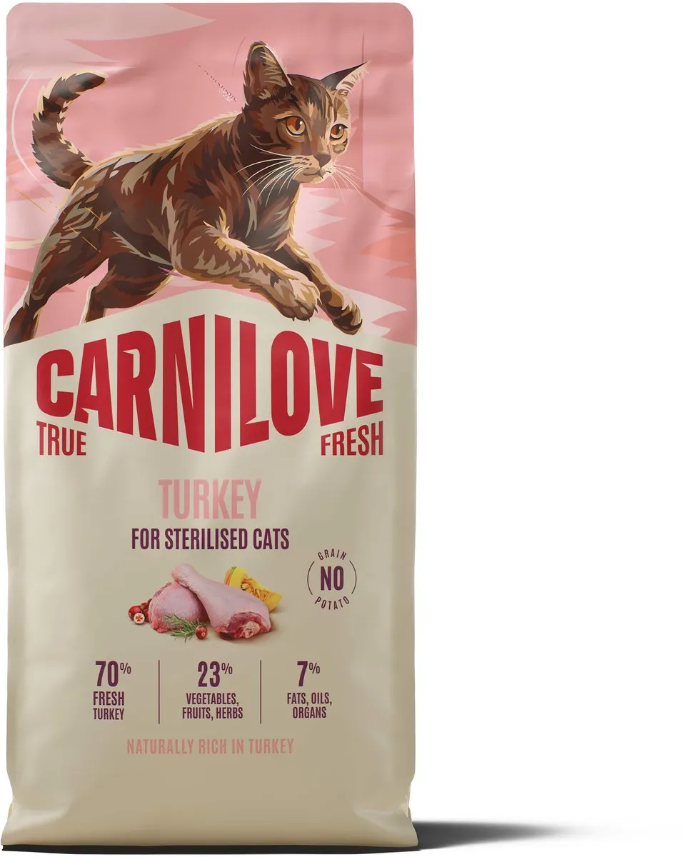 Carnilove True Fresh Kat Droogvoer Kalkoen 6kg