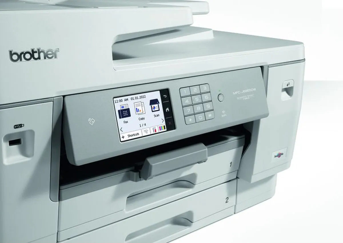 Brother MFC-J6955DW A3 All-In-One Printer - Wit - afbeelding 6 van 6