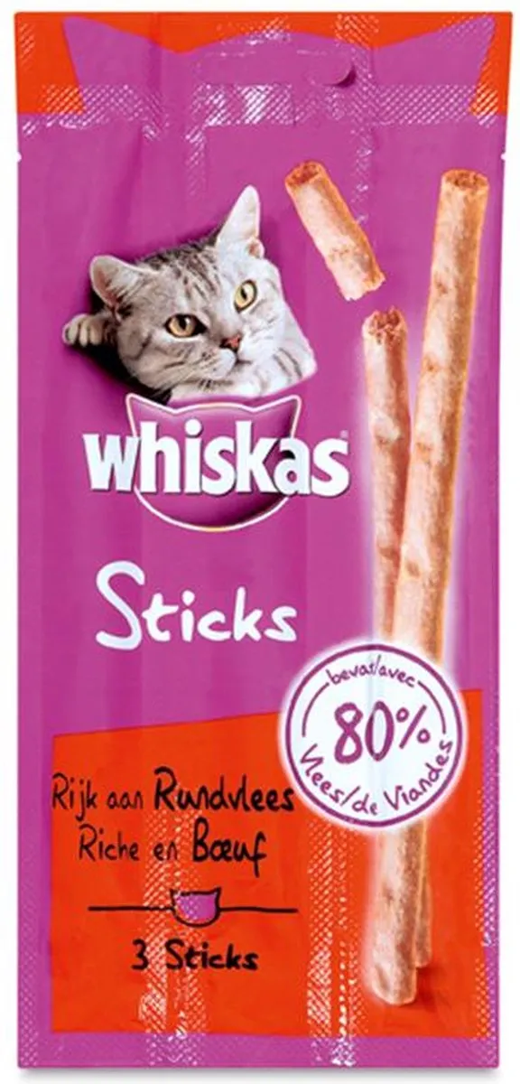 Whiskas Sticks Rund - 3 Stuks